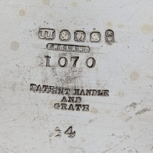 約 1900 年英國古董鍍銀茶壺 Walker & Hall